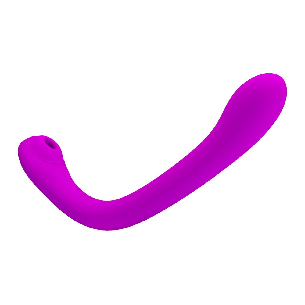 Vibrador Duplo Com Sugador e Penetrador Com 12 Velocidades - Imagem 3