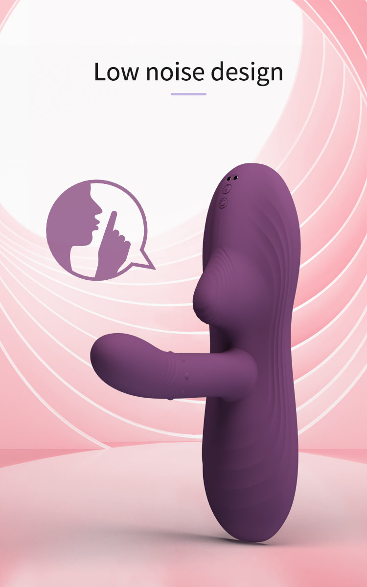 Vibrador de silicone completo para sentar - LUKA PRETTY LOVE - Imagem 7