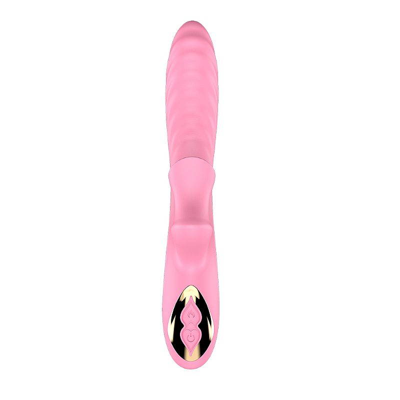 Vibrador ao Estilo Rabbit em Silicone com 7 Rotação - Dibe - Imagem 4