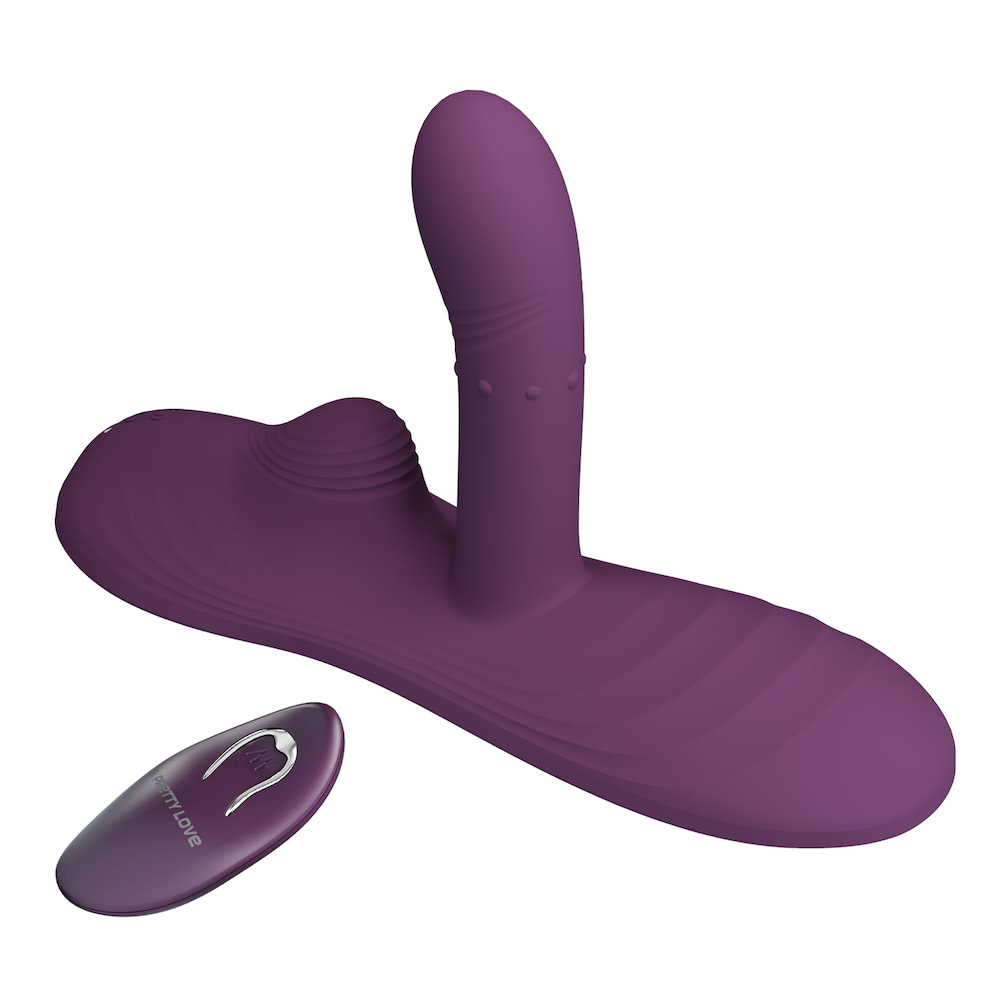 Vibrador de silicone completo para sentar - LUKA PRETTY LOVE - Imagem 4