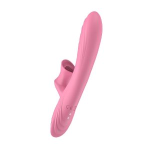 Vibrador ao Estilo Rabbit em Silicone com 7 Rotação - Dibe