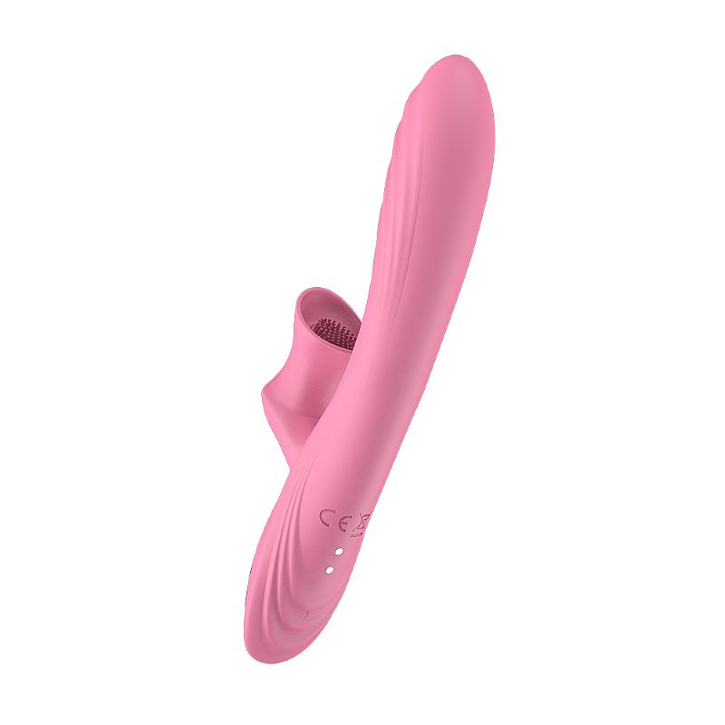 Vibrador ao Estilo Rabbit em Silicone com 7 Rotação - Dibe