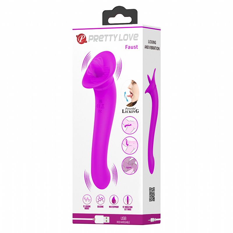 Estimulador Ponto g Com Língua para o Clitóris Recarregável - Imagem 7