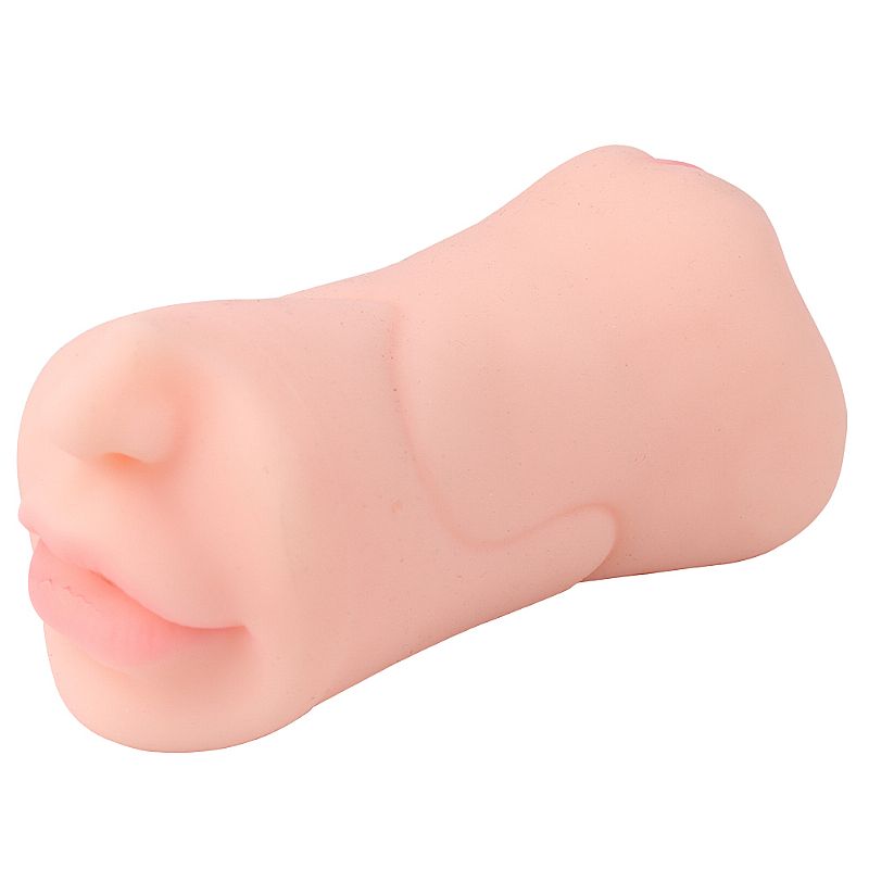 Masturbador em Cyberskin Masculino Formato de Vagina e Boca - Imagem 4