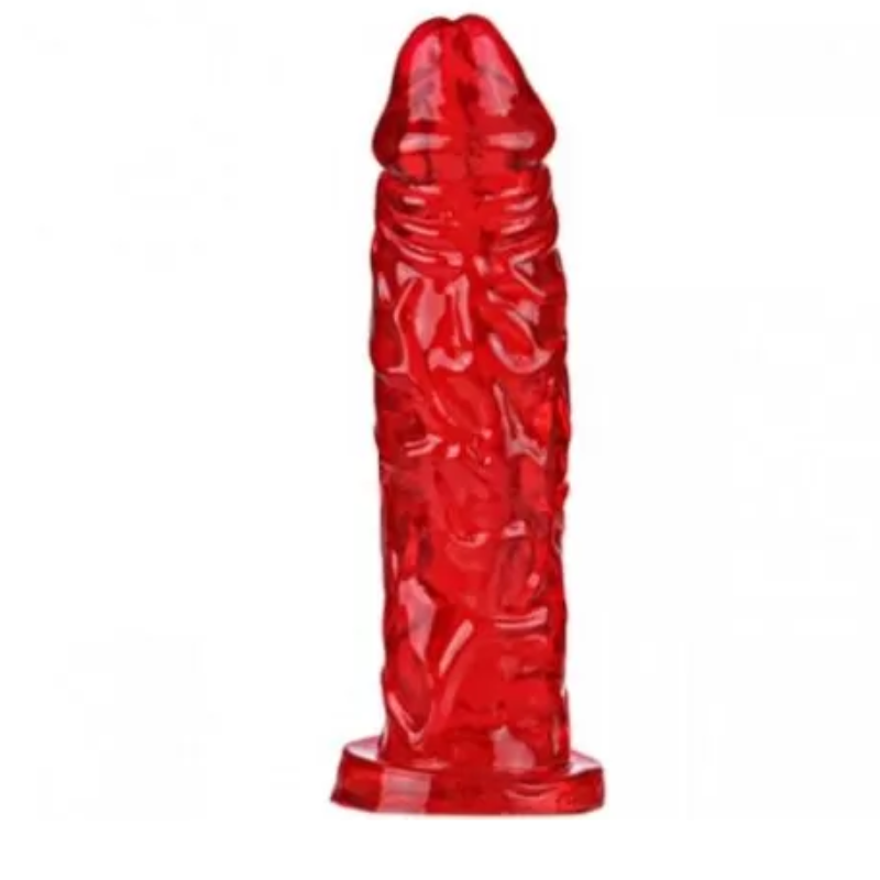 Pênis Realístico Vermelho 14,5x3,4 cm - Sexshop - Imagem 2