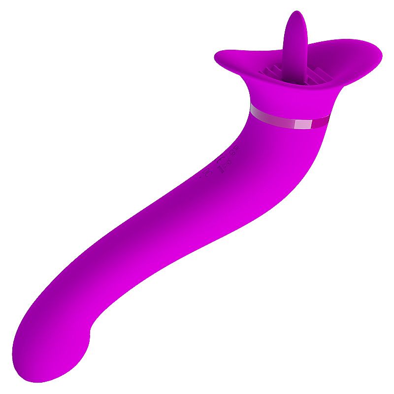 Estimulador Ponto g Com Língua para o Clitóris Recarregável - Imagem 4