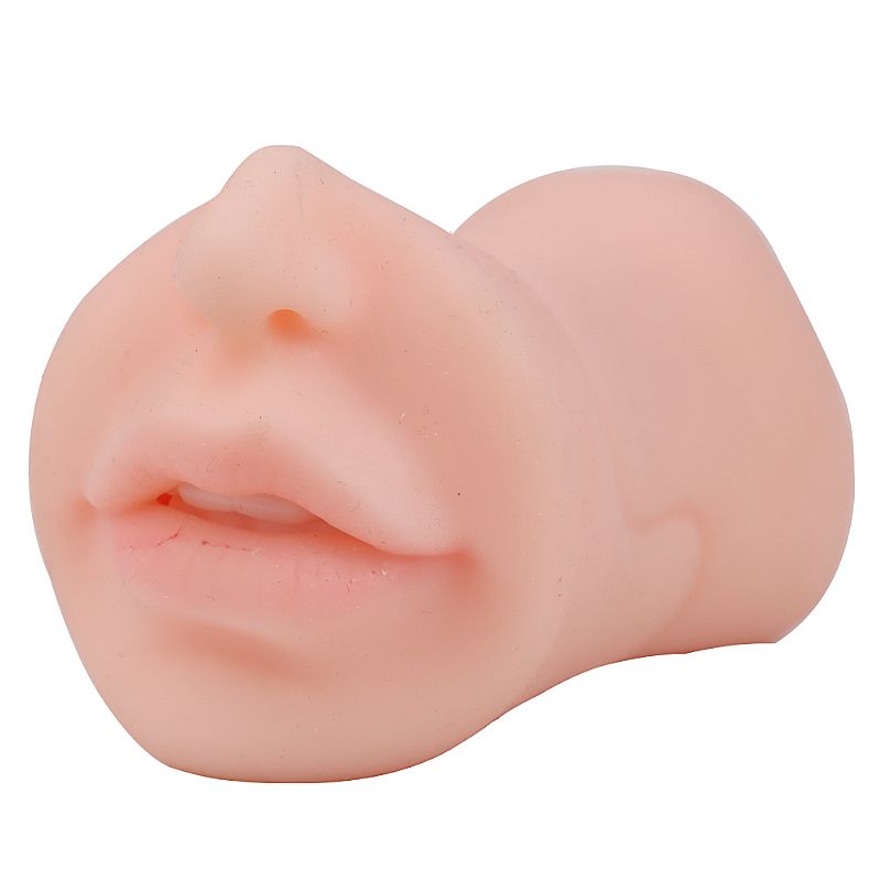 Masturbador em Cyberskin Masculino Formato de Vagina e Boca - Imagem 5