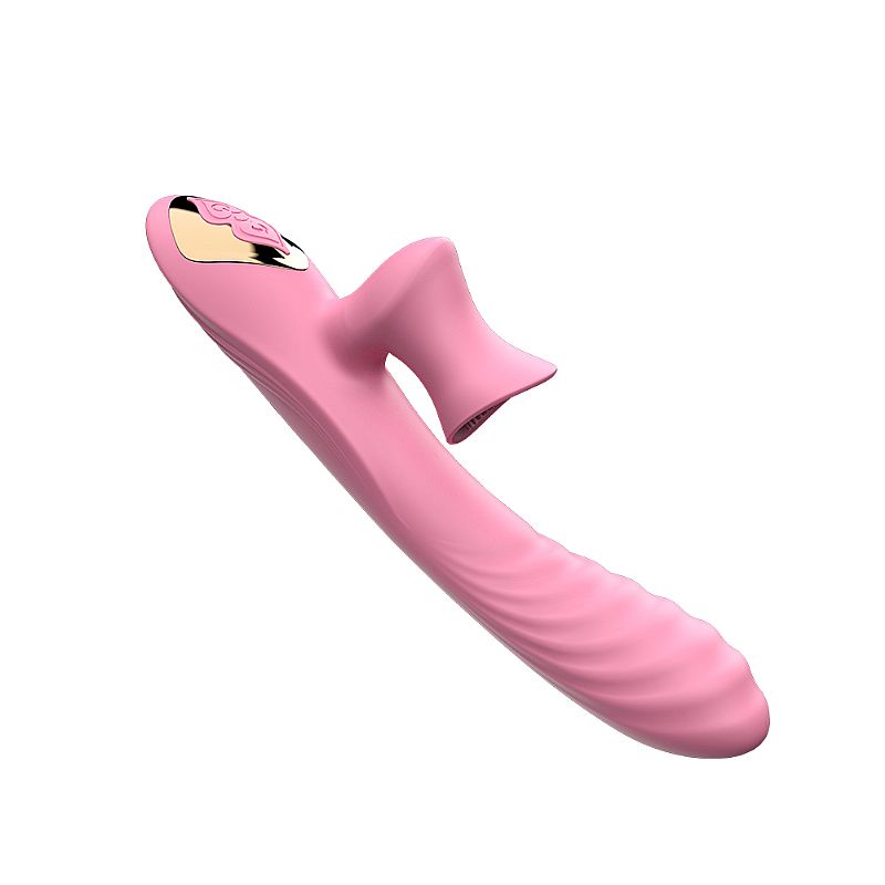 Vibrador ao Estilo Rabbit em Silicone com 7 Rotação - Dibe - Imagem 5