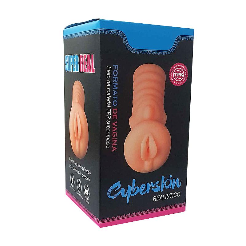 Vagina Realista Masturbador Masculino em Cyberskin - Maig Sexshop - Imagem 3