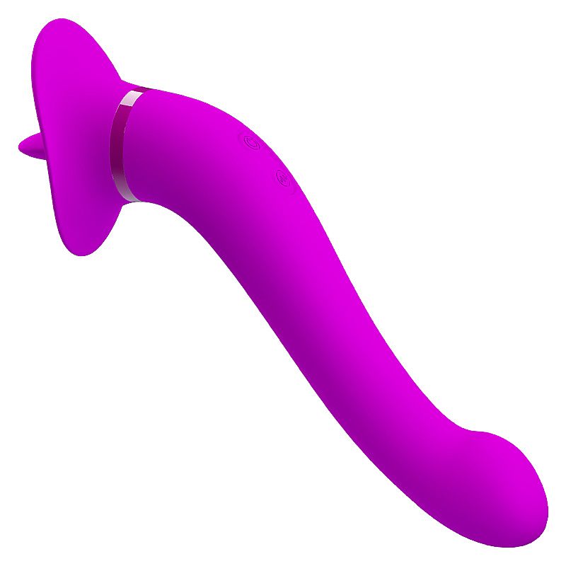 Estimulador Ponto g Com Língua para o Clitóris Recarregável - Imagem 5