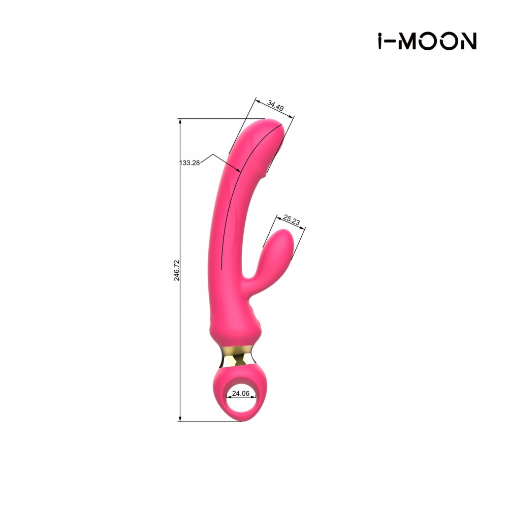 Vibrador com Estimulador Clitoriano 7 Vibrações - IMOON - Imagem 7