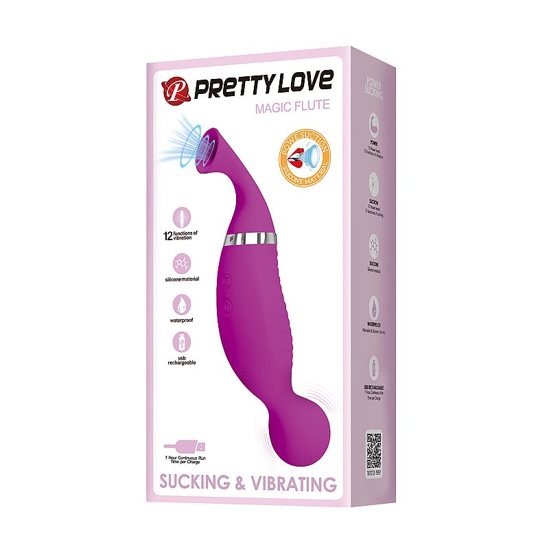 Vibrador de Ponto G e clitóris com Sucção- Magic Flute - Imagem 5