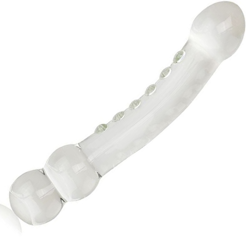 Plug Ponto G em Vidro com Relevo - Lovetoy - Sexshop - Imagem 5