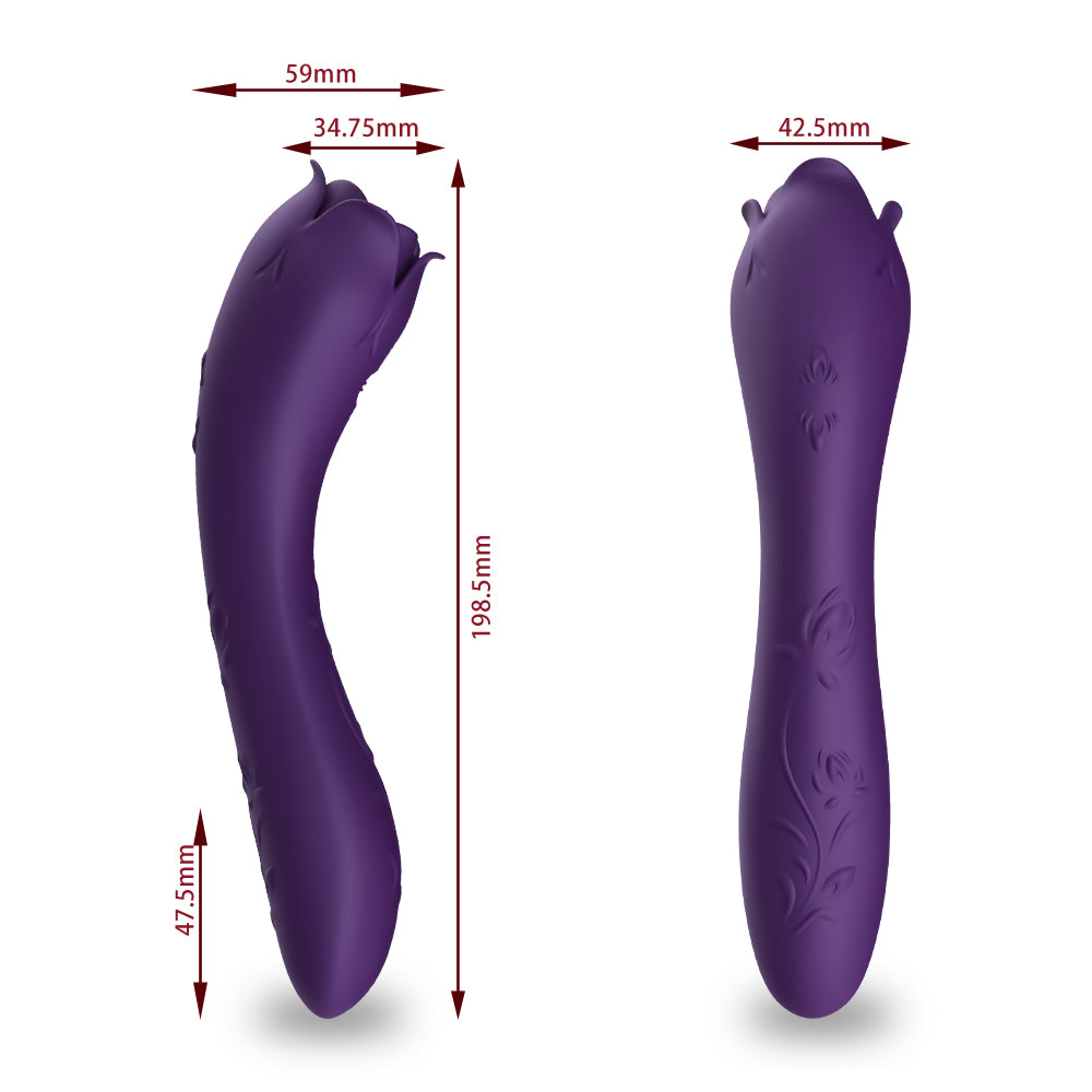 Vibrador de ponto G duplo 9 modos de estimulação - USK - Imagem 2