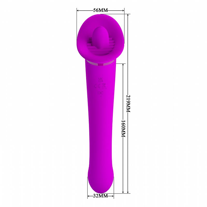 Estimulador Ponto g Com Língua para o Clitóris Recarregável - Imagem 3