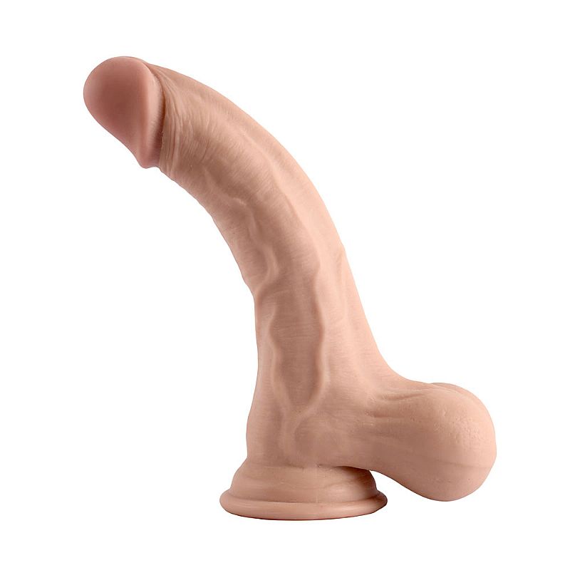 Dildo Realístico Pele Camada Dupla + Ventosa - 21,5x4,4CM - Imagem 4