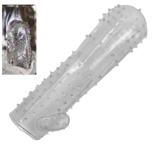 Capa Peniana Bolinhas Massageador de Estimulador de Clitoris