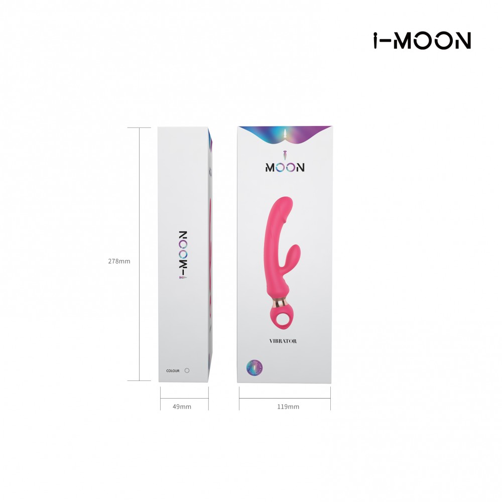 Vibrador com Estimulador Clitoriano 7 Vibrações - IMOON - Imagem 4