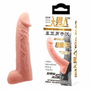 Capa Peniana Com Escroto Realista 21cm - Pretty Love