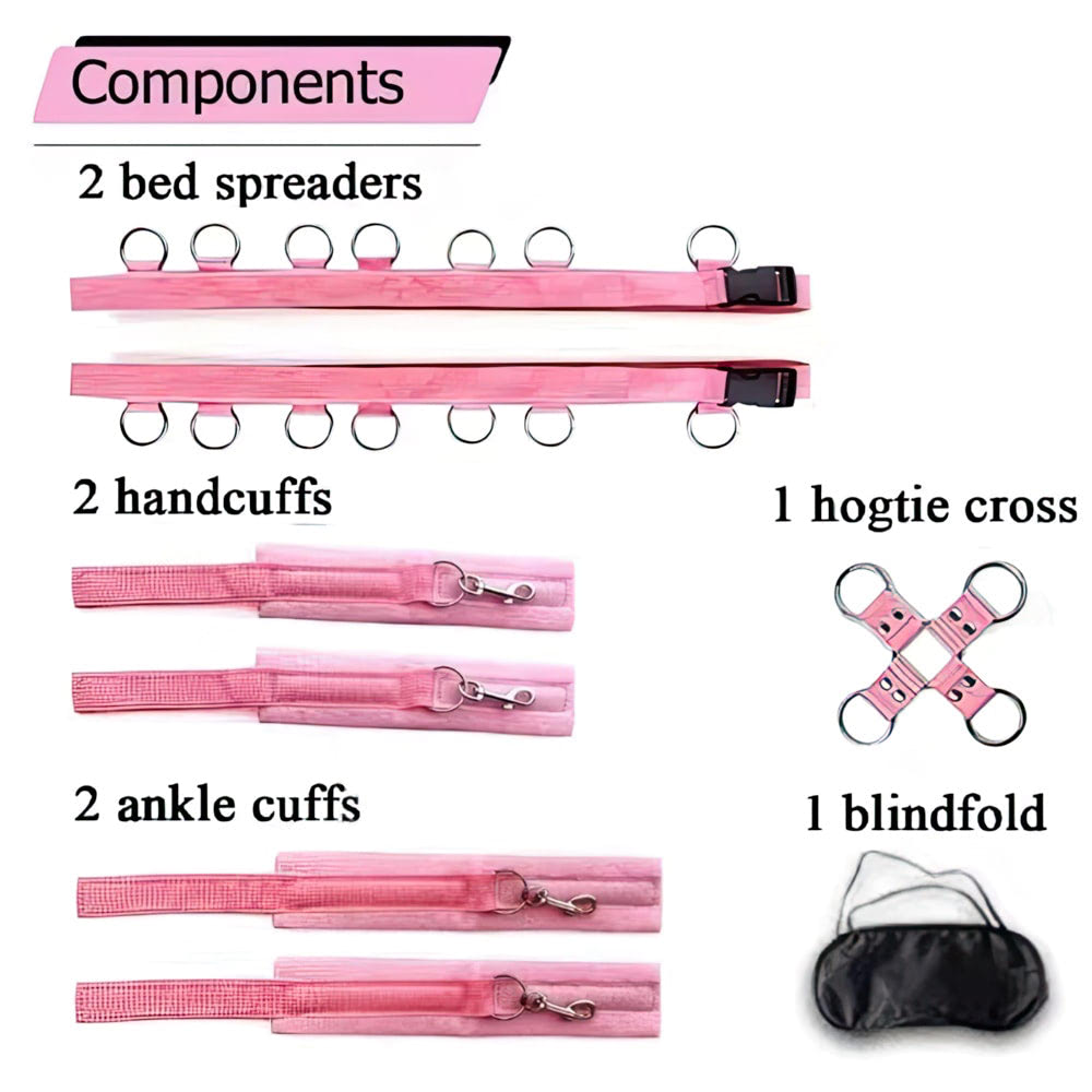 Kit de Bondage Algemas de Cama com 5 produtos - YOUVIBE - Imagem 4