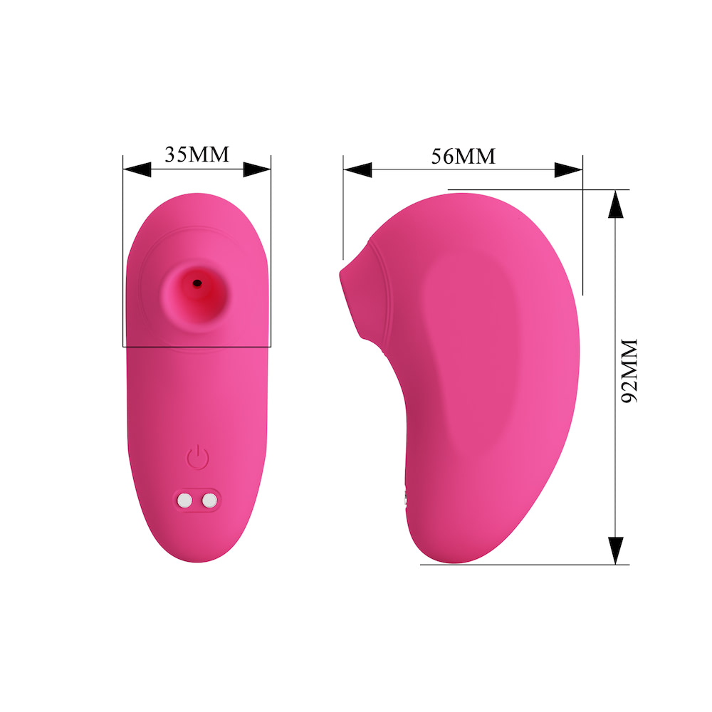 Vibrador Feminino Com Sucção e Vibração Arila PRETTY LOVE - Imagem 3