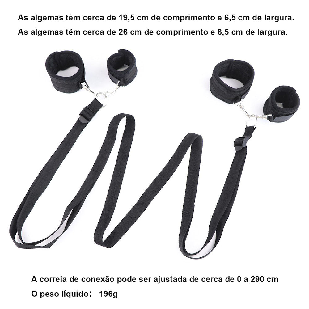 Kit de Bondage para Cama - Mãos e Pés - YOUVIBE Sex shop - Imagem 7