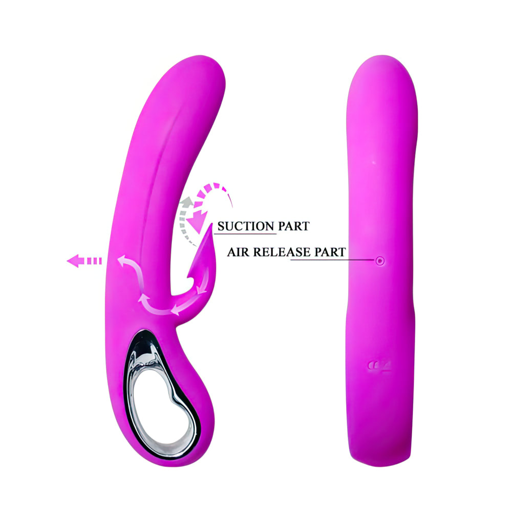 Vibrador Duplo Motor com Sucção do Clitóris Pretty Love Lux - Imagem 4