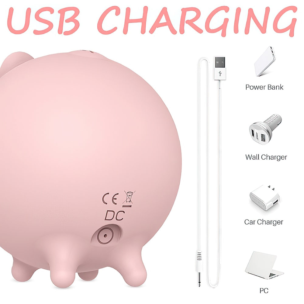 Vibrador de clitóris com Pulsação Porquinho - Piggy Sex shop - Imagem 5