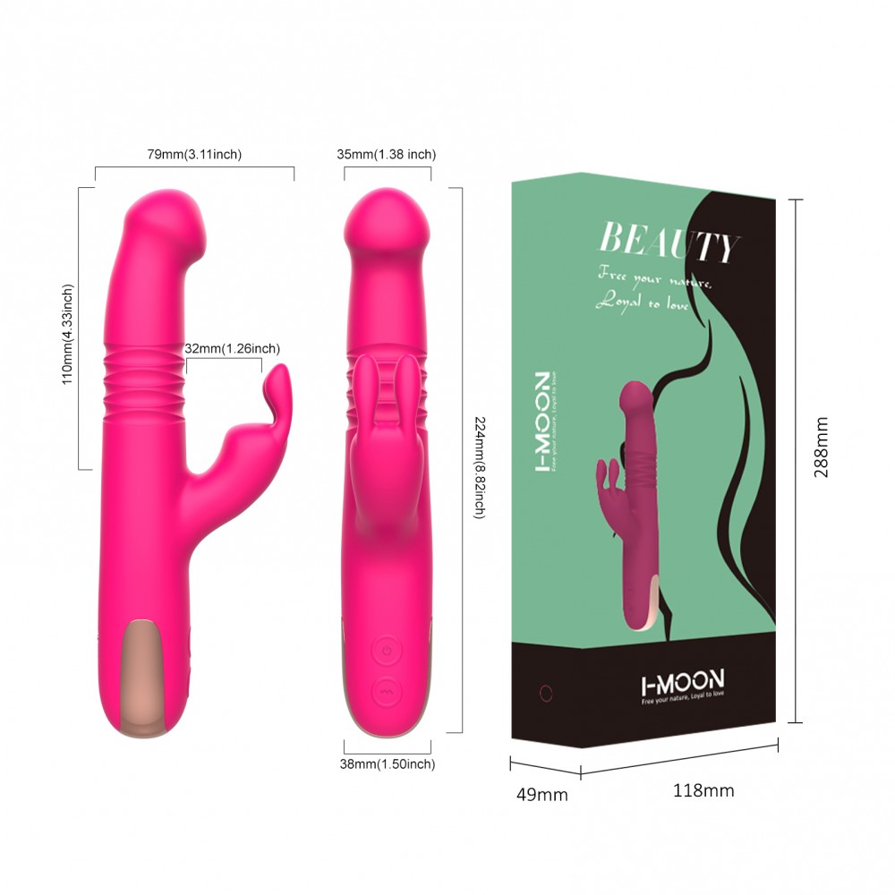 Vibrador de Clitoris, Ponto G Com Ponta Rotativa e Vai e Vem - Imagem 3