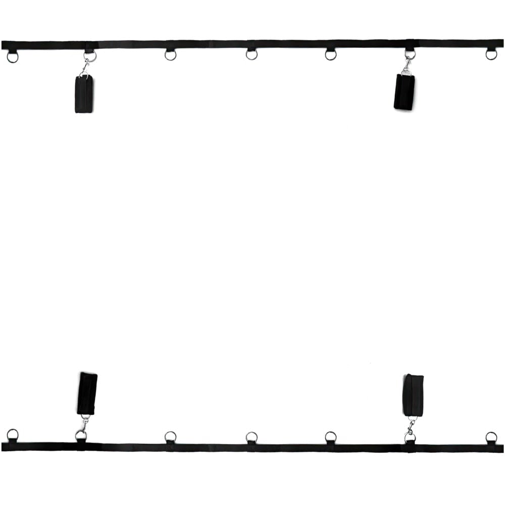 Kit de Bondage e Restrição de Cama com 8 Peças - Sex shop - Imagem 8