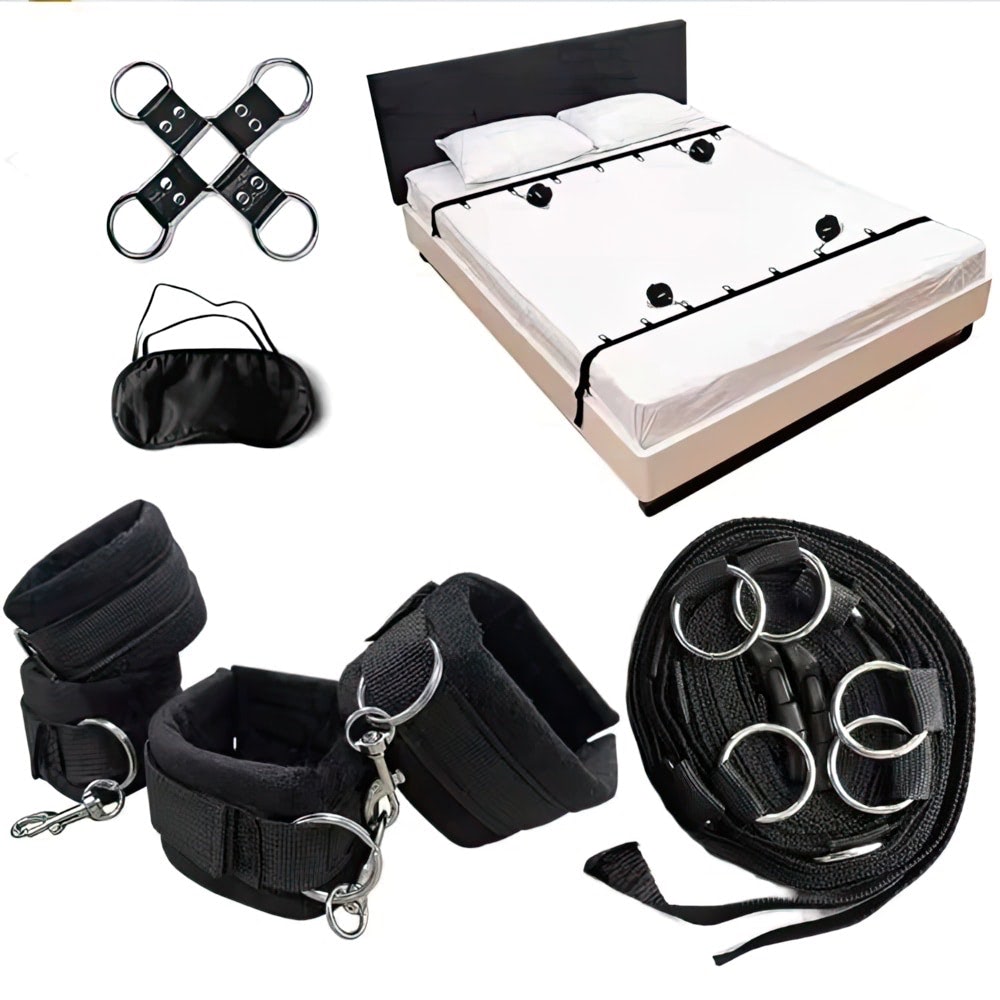 Kit de Bondage Algemas de Cama com 5 produtos - YOUVIBE