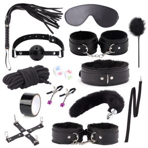Kit Sado Plug Anal 4 Produtos - YOUVIBE Fetiche Sex shop