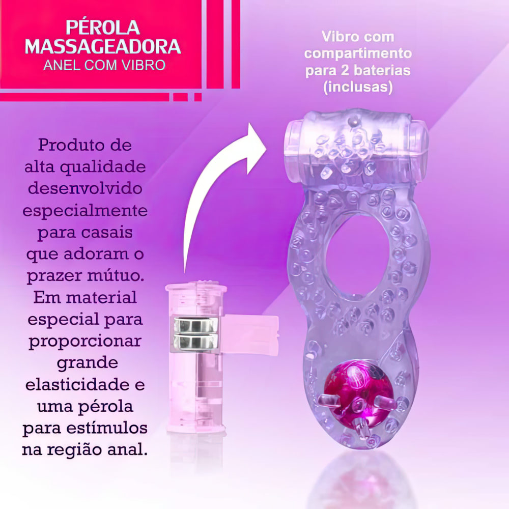 Anel peniano Duplo com estimulador - Imagem 3