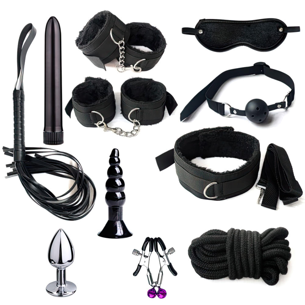 Kit de Bondage com 11 Produtos - YOUVIBE Sex shop