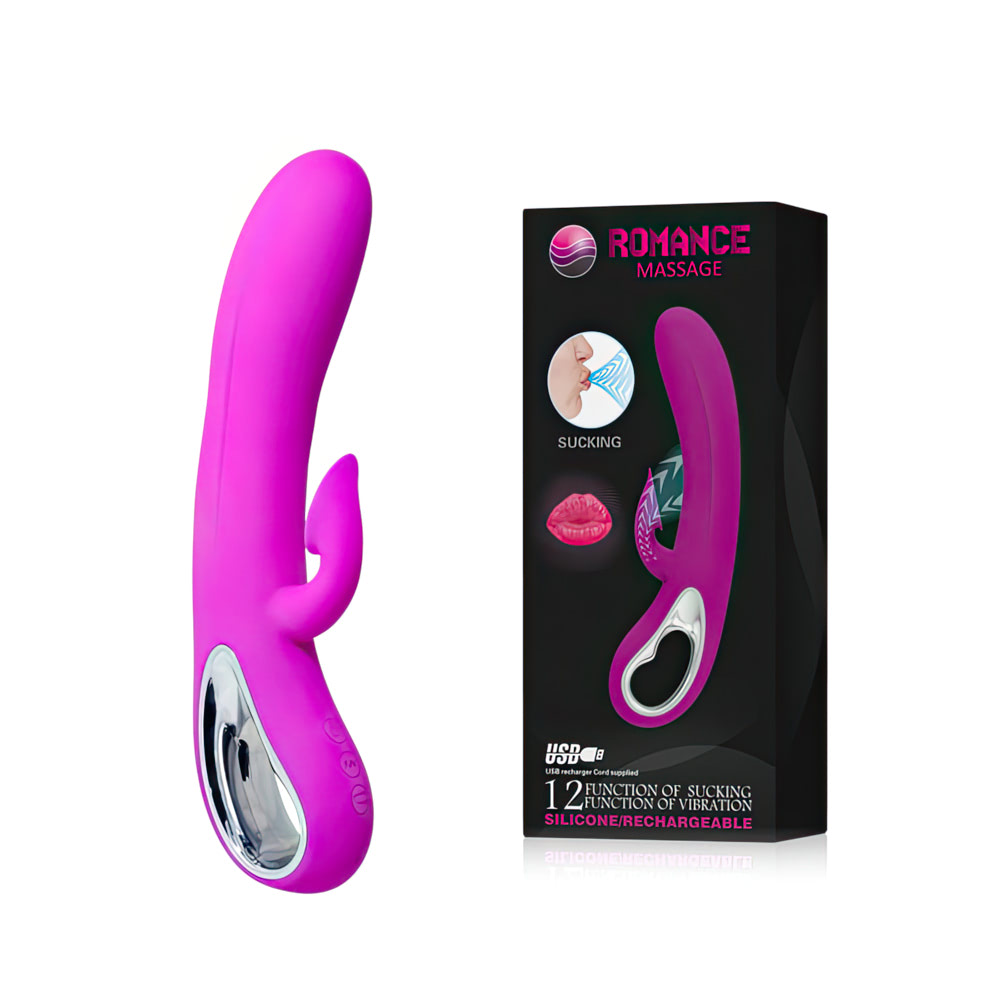 Vibrador Duplo Motor com Sucção do Clitóris Pretty Love Lux