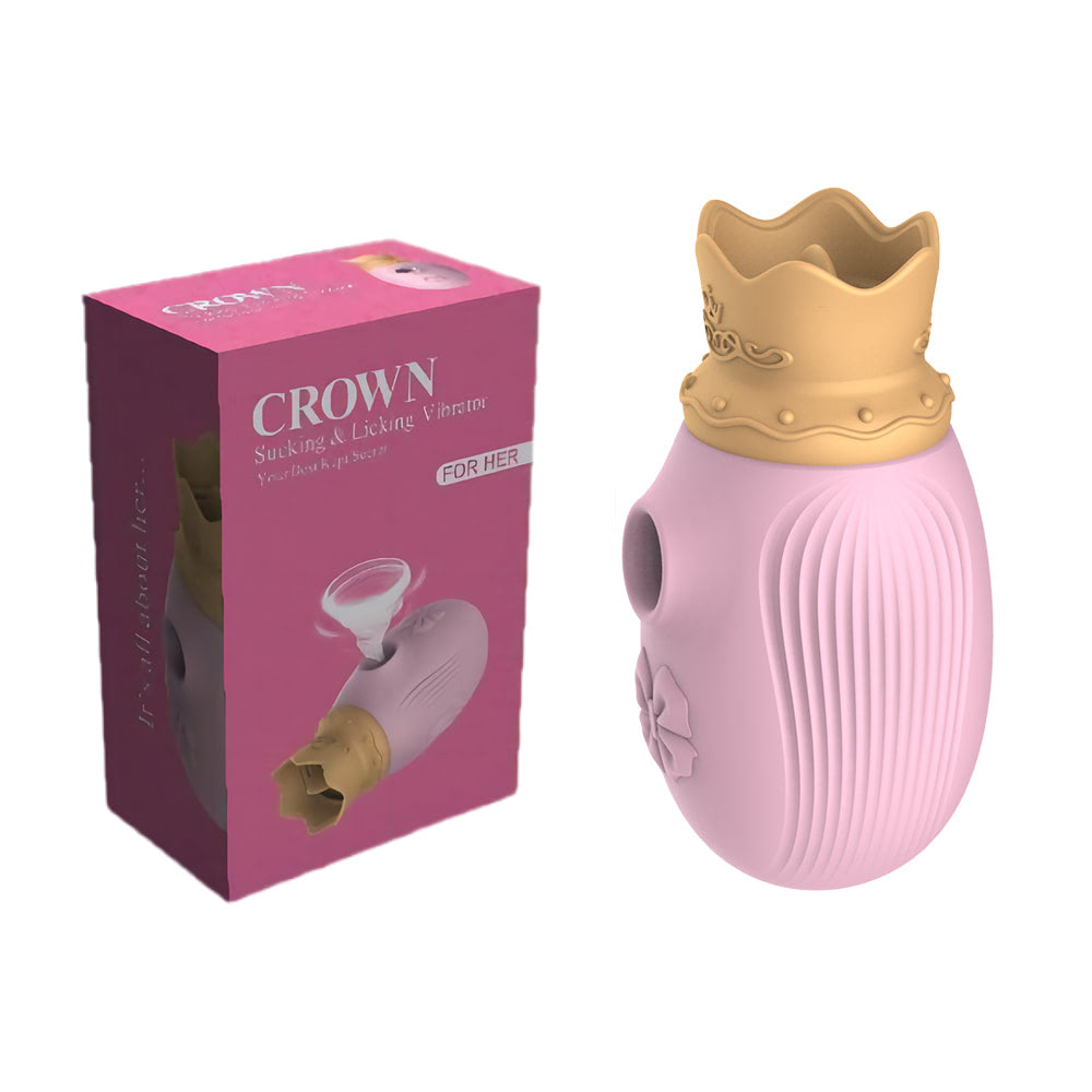 Vibrador de Clitóris com Pulcação e Língua - Crown - Imagem 5