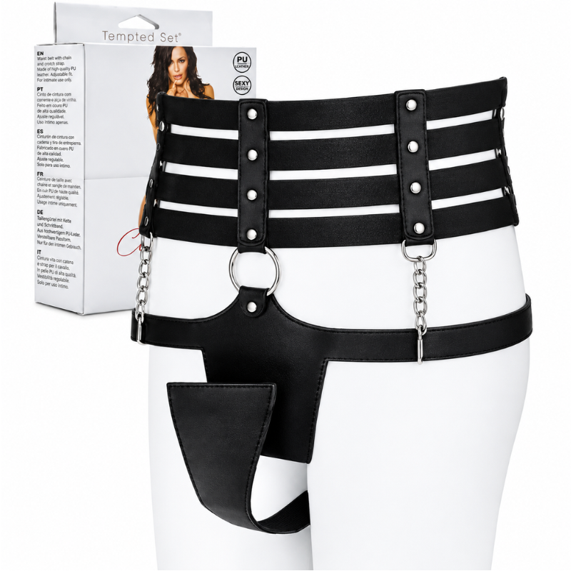 Cinto de castidade feminino - ULTIMATE BONDAGE TEMPTED SET