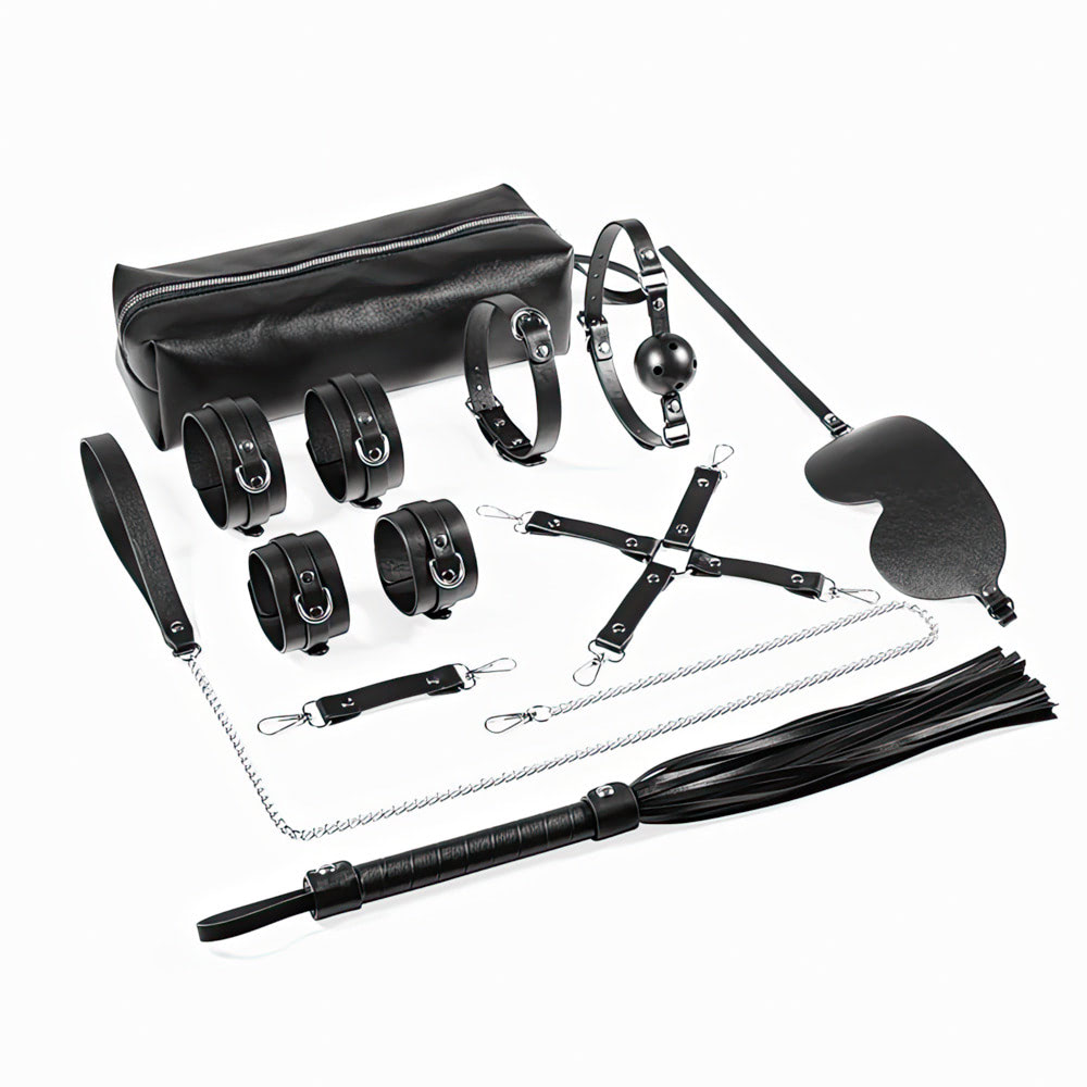 Kit de Bolsa de Bondage com 8 Produtos - YOUVIBE Sex shop