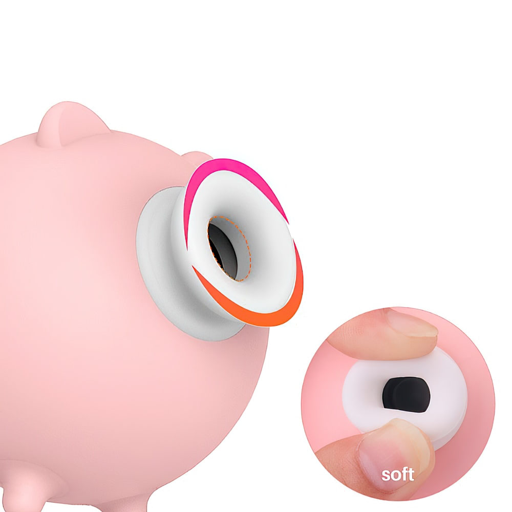 Vibrador de clitóris com Pulsação Porquinho - Piggy Sex shop - Imagem 2