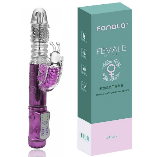 Vibrador Rotativo Vai e Vem Estimulador Clitoriano Borboleta - Imagem 3