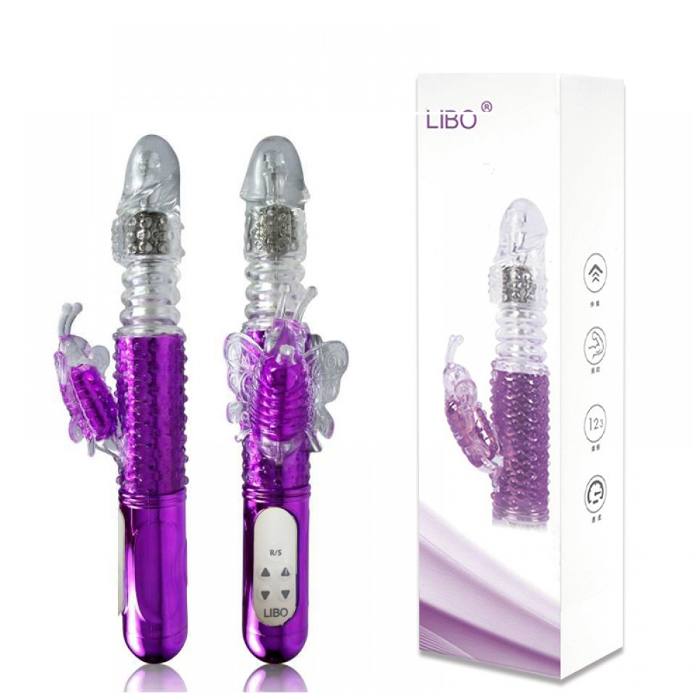 Vibrador Rotativo Vai e Vem com 36 Modos de Vibração e Estimulador Borboleta - Sexy shop - Imagem 9