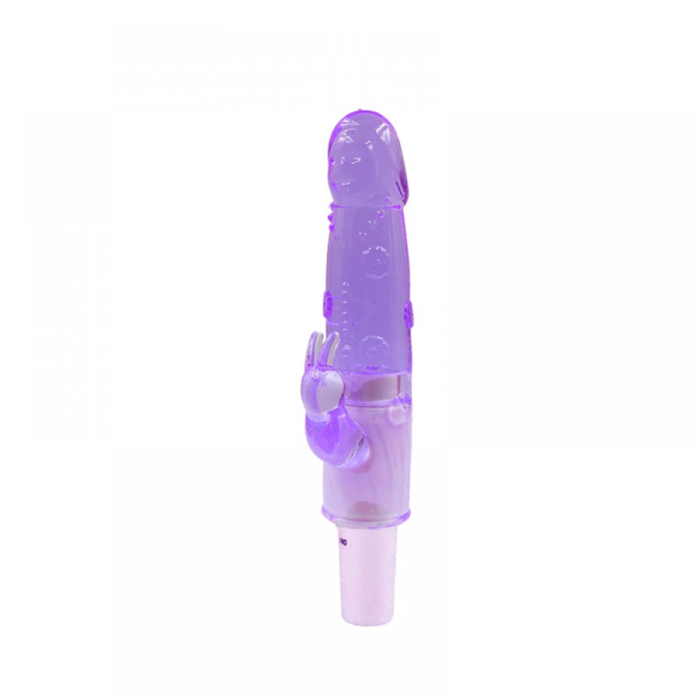 Vibrador Bastão com Capa Removível e Estimulador Clitoriano Coelho - Sexy shop - Imagem 6