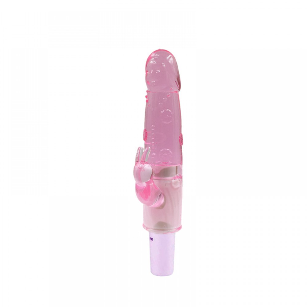 Vibrador Bastão com Capa Removível e Estimulador Clitoriano Coelho - Sexy shop - Imagem 7