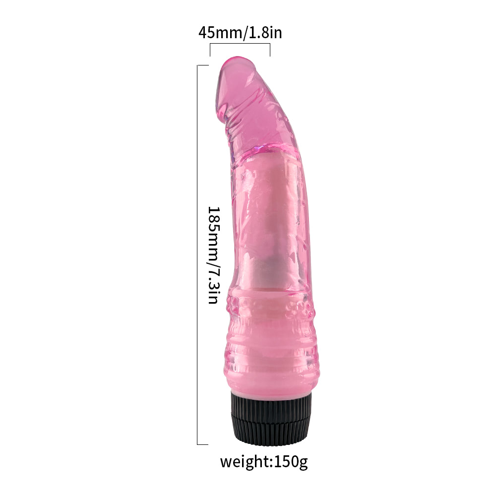 Pênis Curvo Realístico 19x4,3cm Vibrador - YOUVIBE Sex shop - Imagem 4