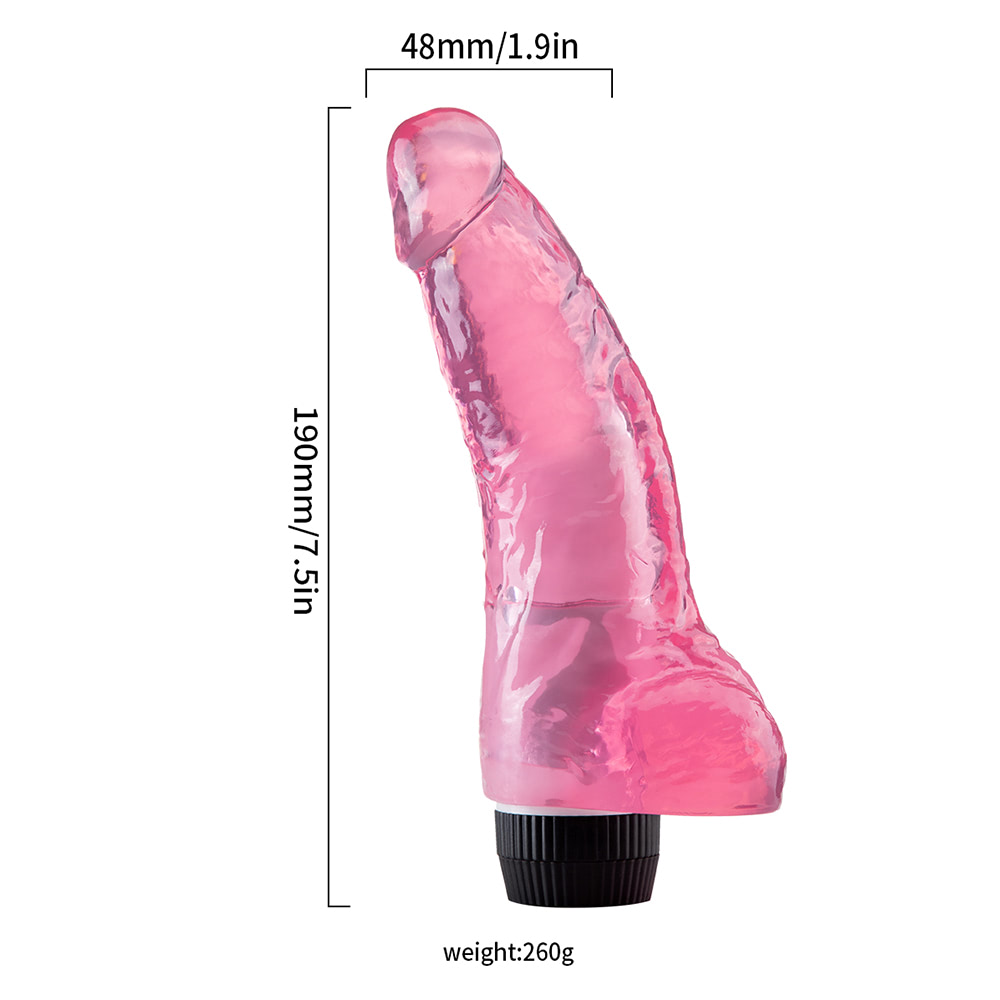 Pênis Realístico 19x4,8 cm com Vibrador - YOUVIBE Sex shop - Imagem 3