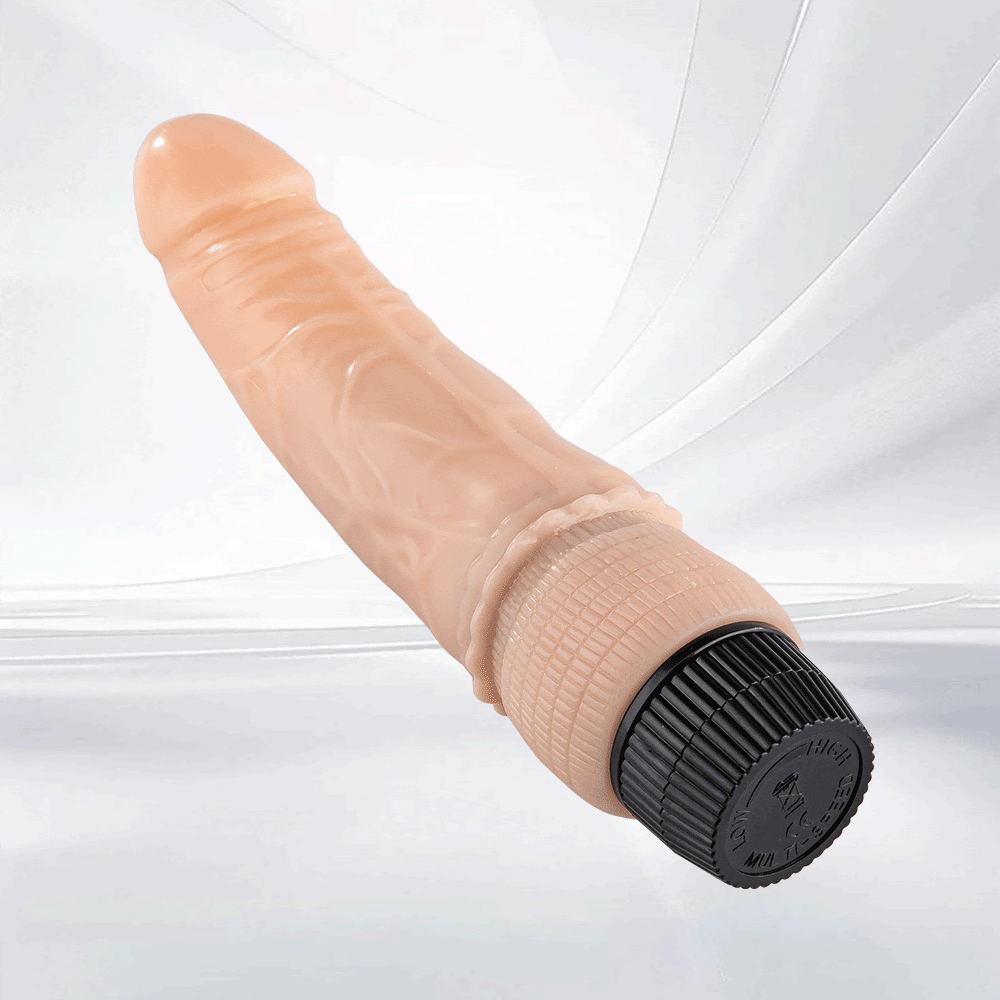 Dildo Curvo 21x3,5 cm com Vibrador - YOUVIBE - Sex shop - Imagem 9