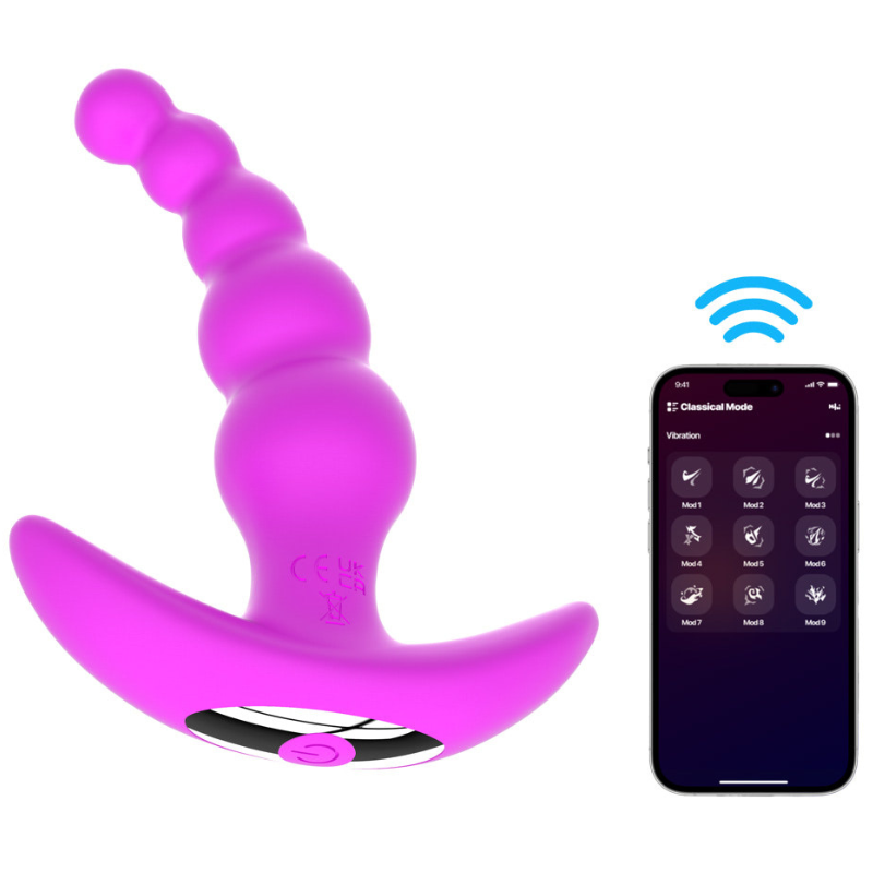 Plug Anal Escalonado Vibração e Controle Via App - YOUVIBE