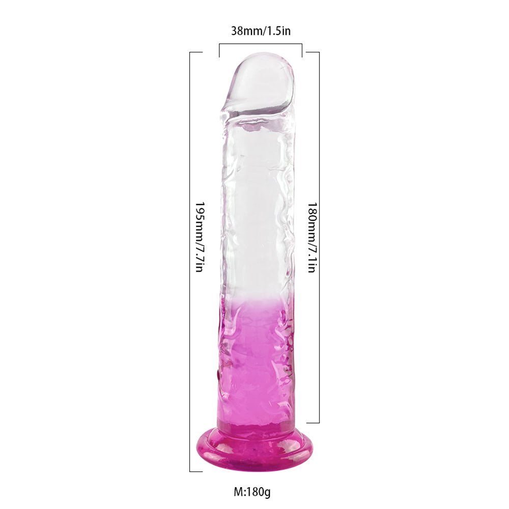 Pênis Realístico 19,5x3,8cm com Ventosa - YOUVIBE Cores - Imagem 4