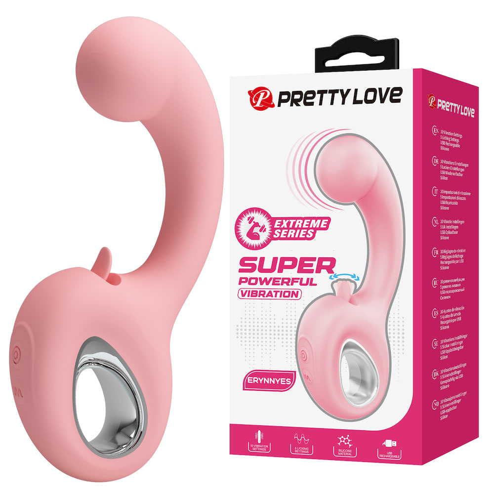 Vibrador Ponto G Recarregável - XTREME SERIES - PRETTY LOVE