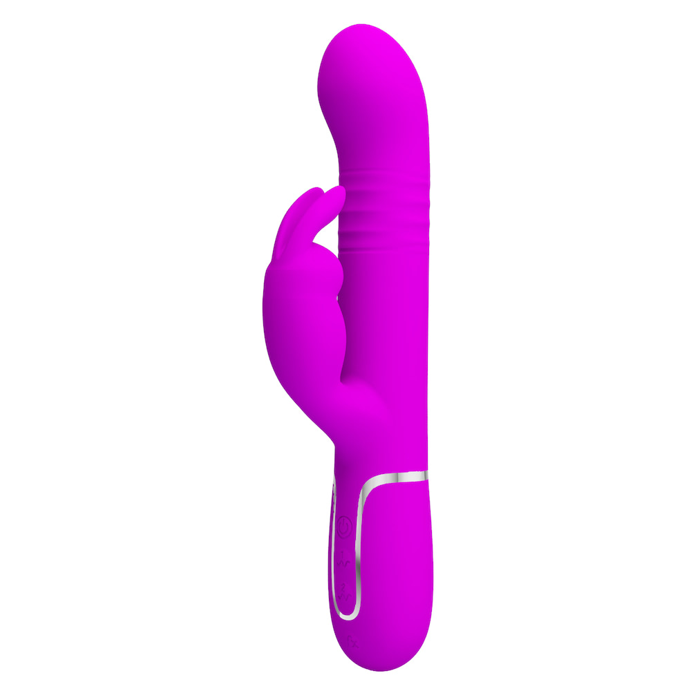 Vibrador Rabbit Vai e Vem 4 in 1 - 7 Vibrações PRETTY LOVE - Imagem 3